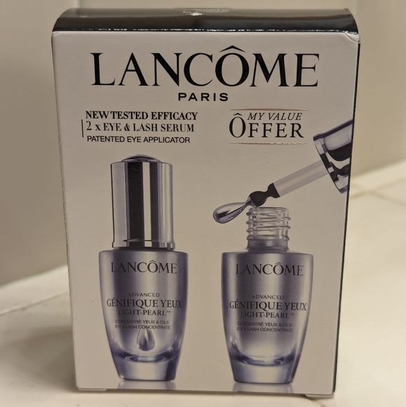 NWT Two-Pack Lancome Genifique Light Pearl Eye and Lash Serum - Picture 2 of 6